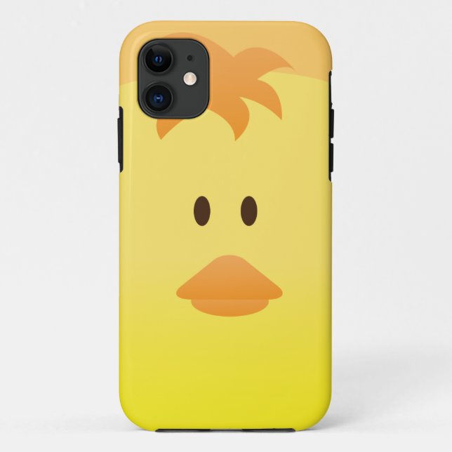 Coques Case-Mate iPhone Art mignon de vecteur de poulet de bébé (Dos)