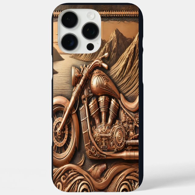 Coques Case-Mate iPhone Art moto en cuir pittoresque (Verso)