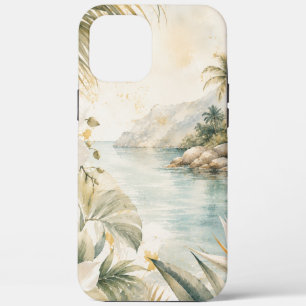 Case-Mate iPhone Case Art mural aquarelle tropical luxueux côtier