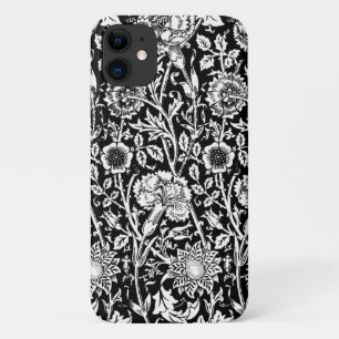 Case-Mate iPhone Case Art nouveau Carnation Damask, noir et blanc