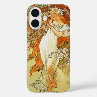 Coques iPhone 16 Art nouveau inspiré au printemps