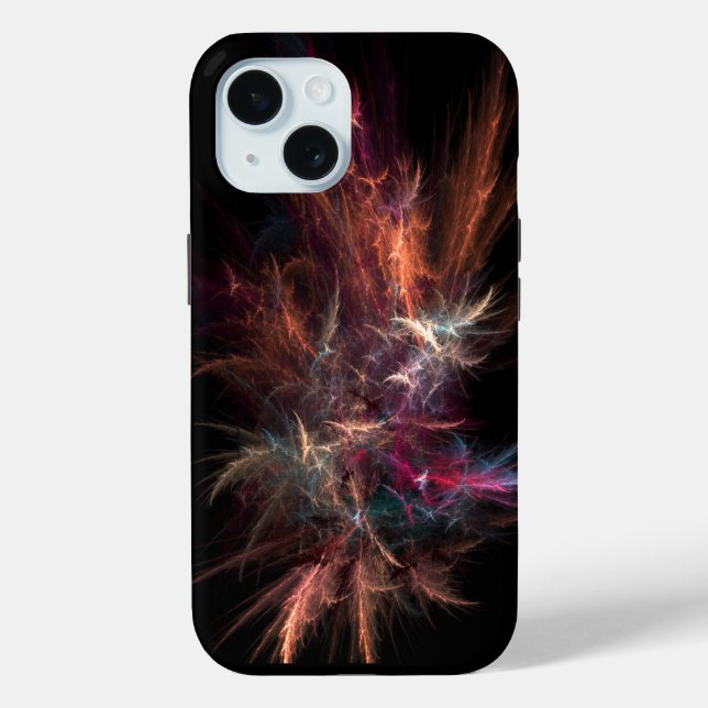 Coques Case-Mate iPhone Art numérique Abstrait Fleur sauvage (Verso)