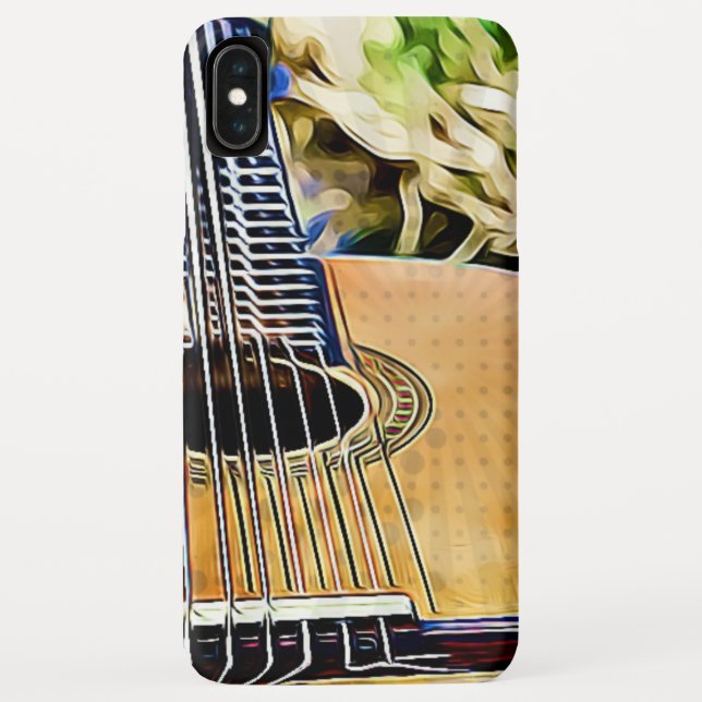 Coques Case-Mate iPhone Art numérique de guitare acoustique (Dos)