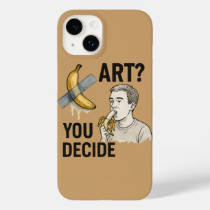 Coque Pour iPhone 14 Art ou Snack ? Le débat sur la banane