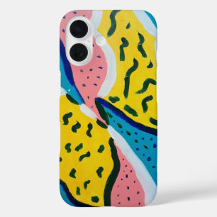 Coques iPhone 16 Art papillon Abstrait