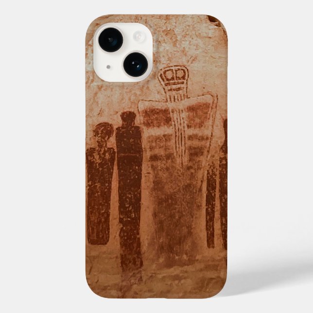Coques Case-Mate iPhone Art Petroglyph Rock (Verso)