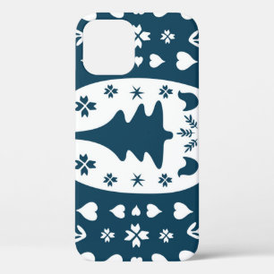 Case-Mate iPhone Case Art populaire de Noël : Doodle scandinave.
