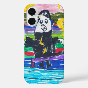 Coques iPhone 16 Art pour enfants garde art ou photo