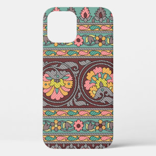 Case-Mate iPhone Case Art traditionnel Mughal frontière, motif, fleur, g