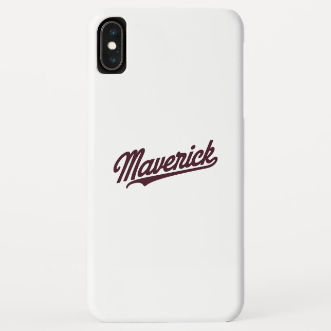 Coques Case-Mate iPhone Art typographique de Maverick (Dos)