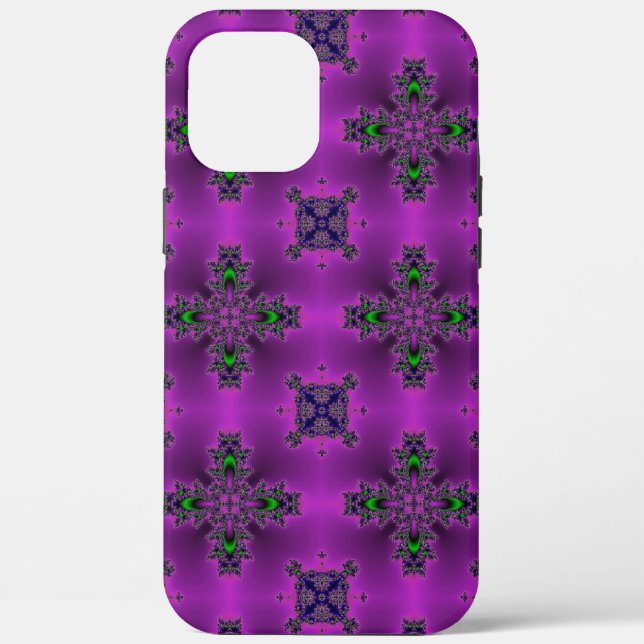 Coques Case-Mate iPhone Artdeco Fleurs Abstraites (Verso)