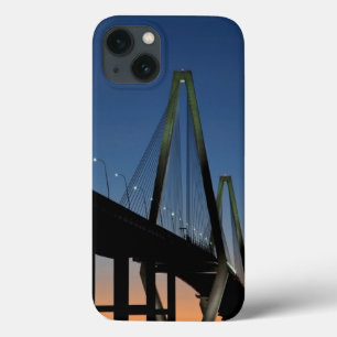 iPhone 13 Case Arthur Ravenel Jr. Bridge at Dusk