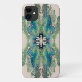 Case-Mate iPhone Case Artistic Fluid Abstract in Aqua & Green