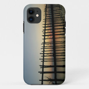 Coques Pour iPhone Asie, Birmanie (Myanmar) Silhouette du pont de U