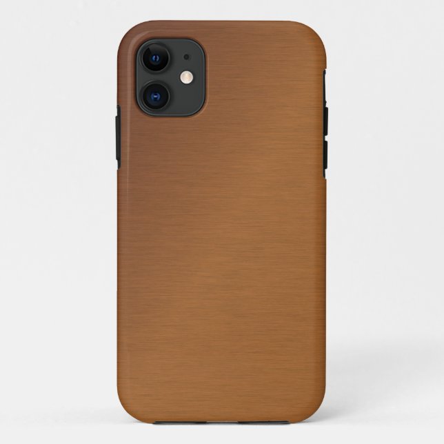 Coques Case-Mate iPhone Aspect cuivre brossé 2 (Dos)