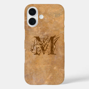 Coques iPhone 16 Aspect initial de pierre rustique