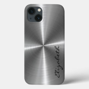 Etui iPhone Case-Mate Aspect métallique en acier inoxydable Chrome