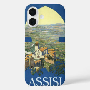 Coques iPhone 16 Assisi Italie Voyage Artistique Vintage Basilique 