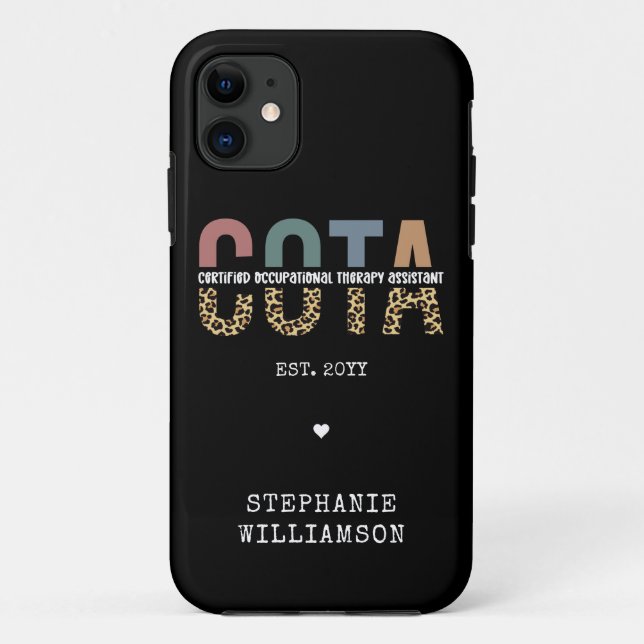 Coques Case-Mate iPhone Assistant en ergothérapie certifié COTA (Dos)