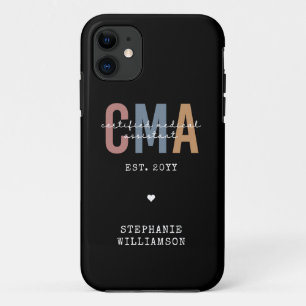 Case-Mate iPhone Case Assistant Médicale certifié CMA personnalisé