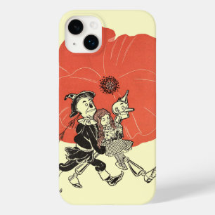 Coques Pour iPhone Assistant vintage de Oz, Dorothy avec Fleurs de Pa