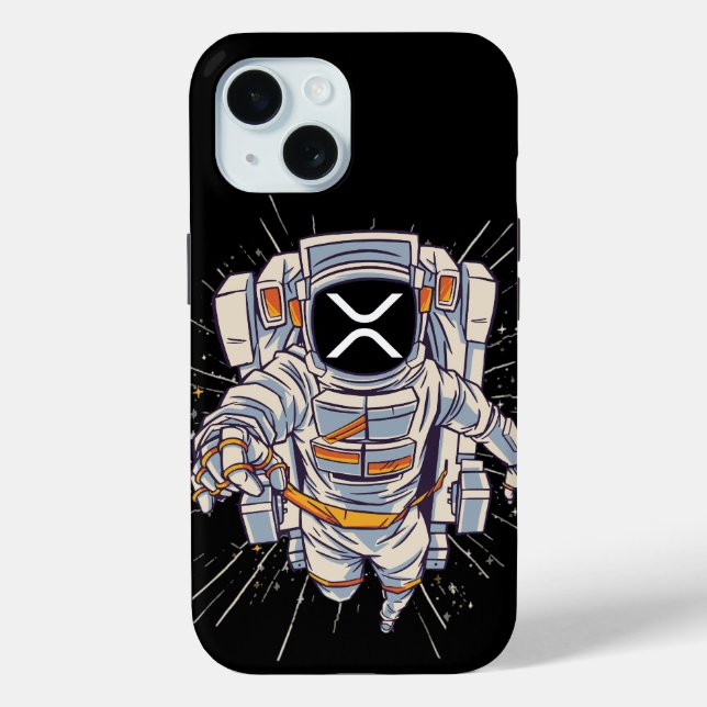 Coques Case-Mate iPhone Astronaut à ripple - Crypto Xrp (Verso)