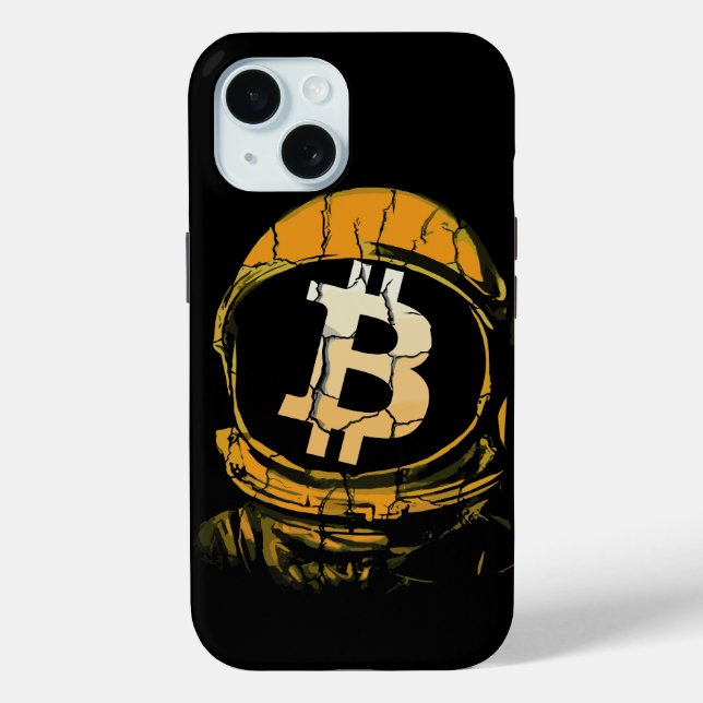 Coques Case-Mate iPhone Astronaut Bitcoin-Crypto (Verso)