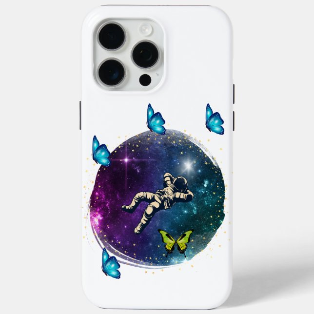 Coques Case-Mate iPhone astronaute avec papillon (Verso)