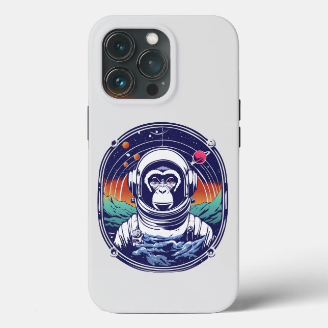 Coques Case-Mate iPhone Astronaute du singe spatial (Verso)