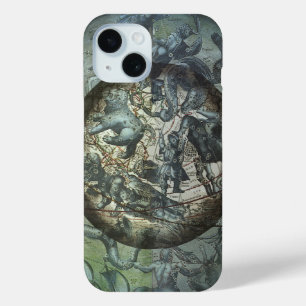 Coque Pour iPhone 15 Astronomie céleste de la constellation du nord vin