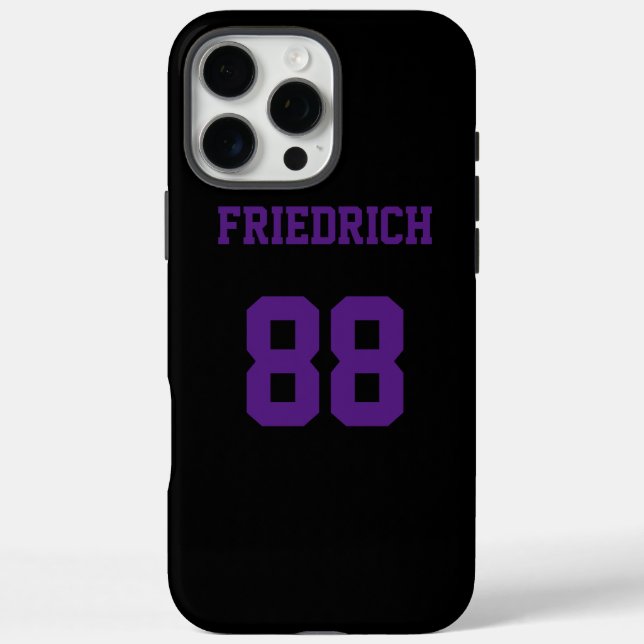 Coques Case-Mate iPhone Athlète noir et violet Cool (Verso)