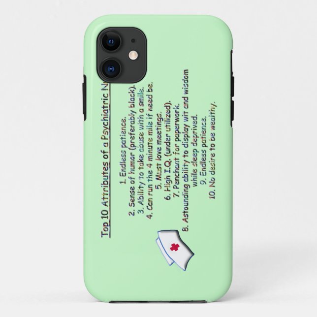 Coques Case-Mate iPhone Attributs du principal 10 d'un Psych. (Dos)