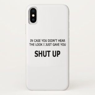 Case-Mate iPhone Case Au cas où vous n'auriez pas entendu