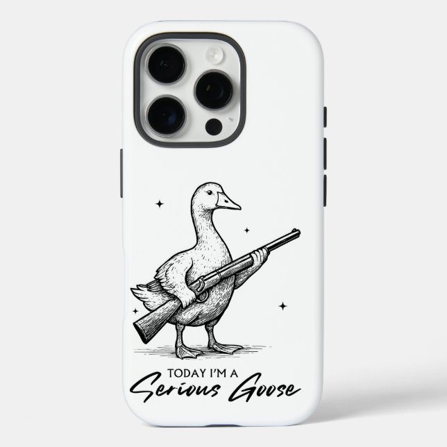 Coques Case-Mate iPhone Aujourd'hui, je suis une grande oie amoureuse avec (Verso)