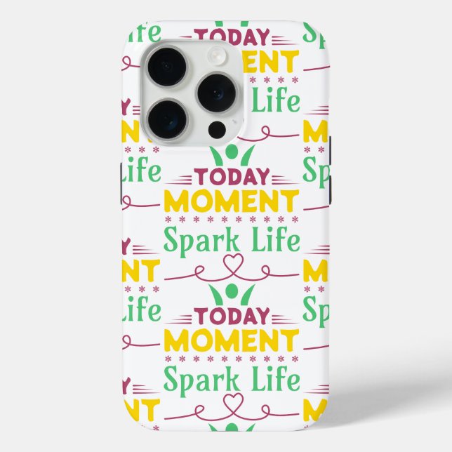 Coques Case-Mate iPhone Aujourd'hui Moment, la vie étincelante (Verso)