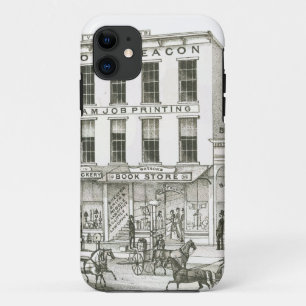 Coque Case-Mate Pour iPhone Aurora Illinois Aurora Beacon News 1871 Stone Lith