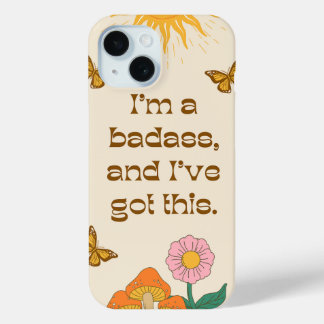 Coque Pour iPhone 15 Auto-motivationnelle pour fille positive