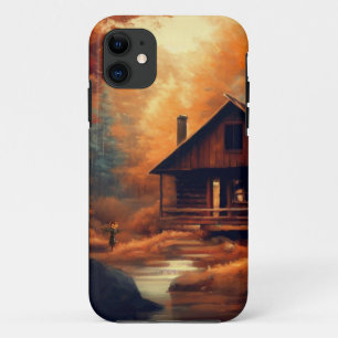 Case-Mate iPhone Case Automne/Automne/Halloween/Peinture rustique