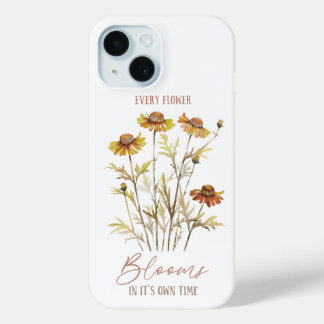 Coque Pour iPhone 15 Automne | Chaque fleur fleurit dans son propre TiM