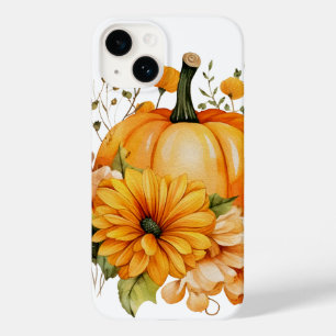 Coque Pour iPhone 14 Automne Chute Feuille Citrouille Récolte d'épices