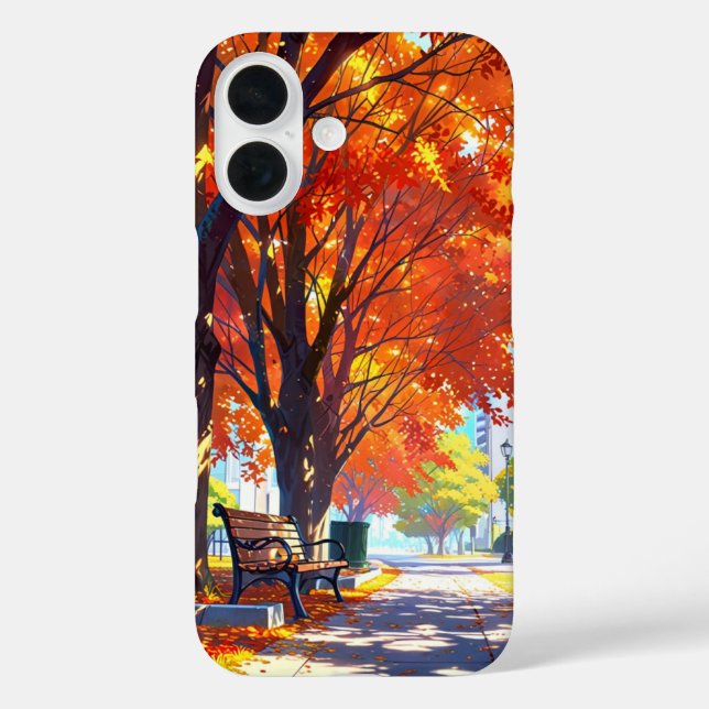 Coques Case-Mate iPhone Autumn Park Tranquillité (Verso)