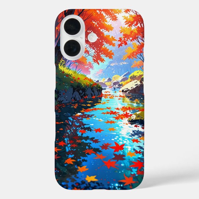 Coques Case-Mate iPhone Autumn River Tranquillité (Verso)