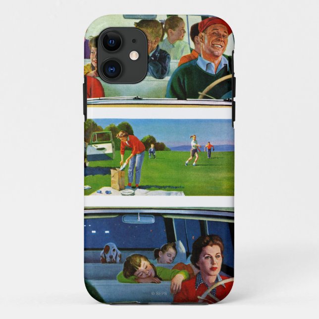Coques Case-Mate iPhone Avant, pendant et après le pique-nique (Dos)