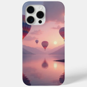 Coque iPhone 15 Pro Max Aventures en montgolfière rêvées