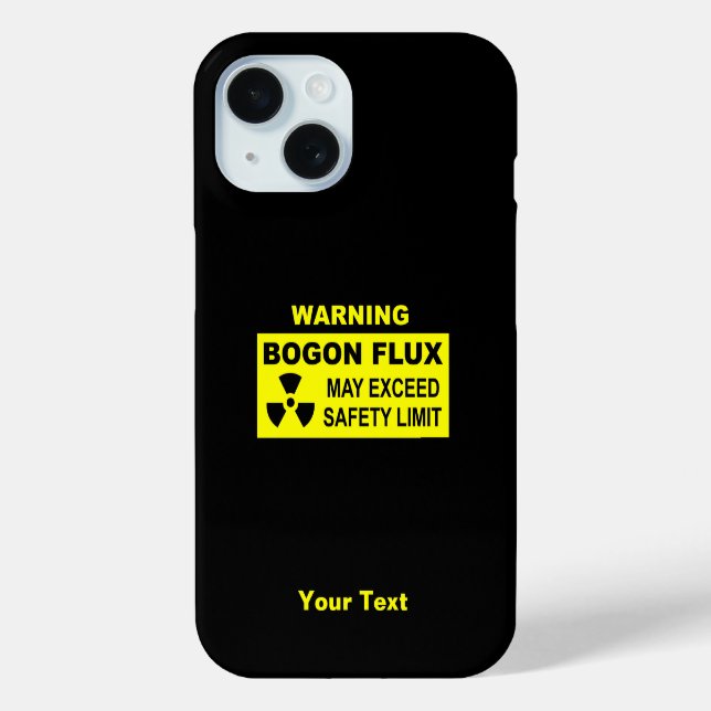 Coques Case-Mate iPhone Avertissement : Flux de Bogon (Verso)