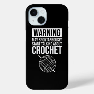 Coque Pour iPhone 15 Avertissement - Peut commencer à parler de crochet