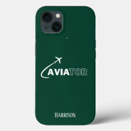 Case-Mate iPhone Case Aviateur et avion, Minimaliste, Initiales Monogram