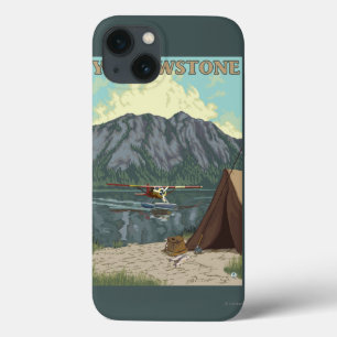 Coques Pour iPhone Avion de Bush et pêche - ressortissant de