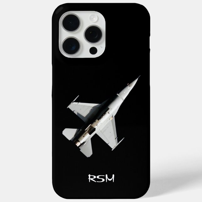 Coques Case-Mate iPhone Avion monogramme, Avion à réaction, PILOTE, Person (Verso)