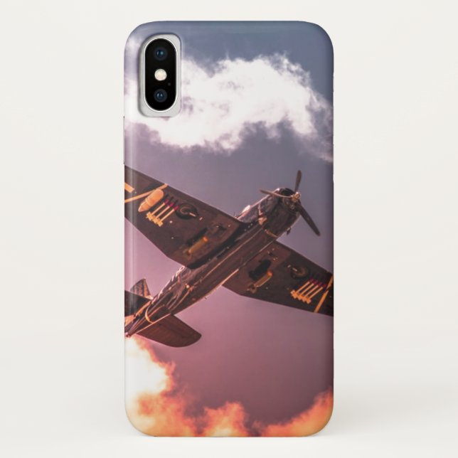 Coques Case-Mate iPhone Avion vintage magnifique ciel (Dos)